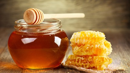 Jar of Honey and Comb